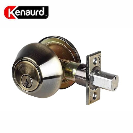 Kenaurd Kenaurd:Sgl. Dead bolt Antique KW1 KDB01-AB-KW1